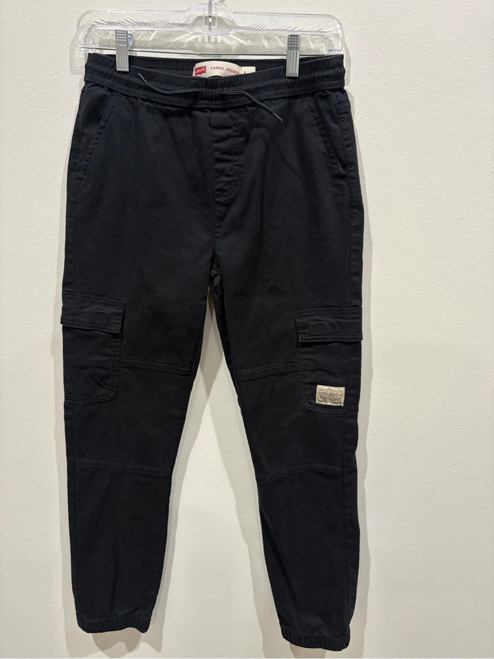 Levi’s Boys Black Cargo Joggers Size Large